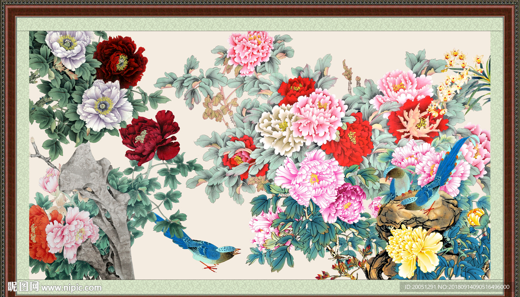 富贵有余 花开富贵图 富贵满堂