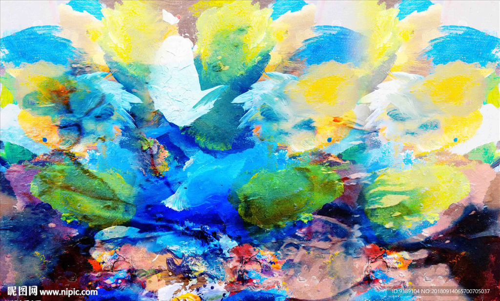 抽象油画