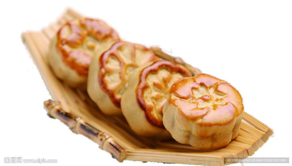 中秋节快乐月饼装饰素材