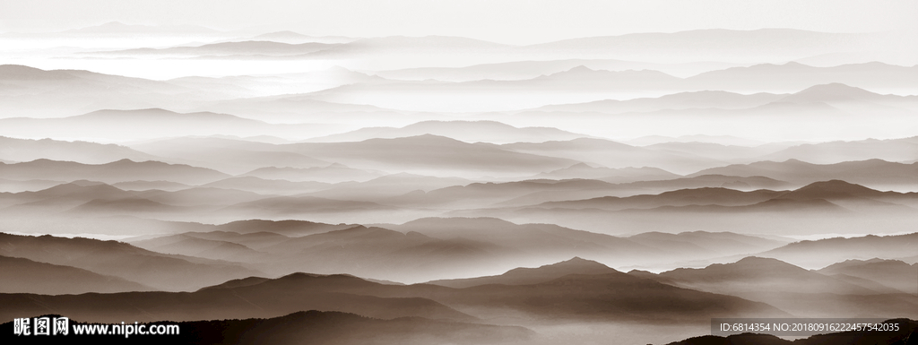 禅意画 水墨画 水墨山水