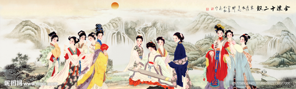 古代仕女图