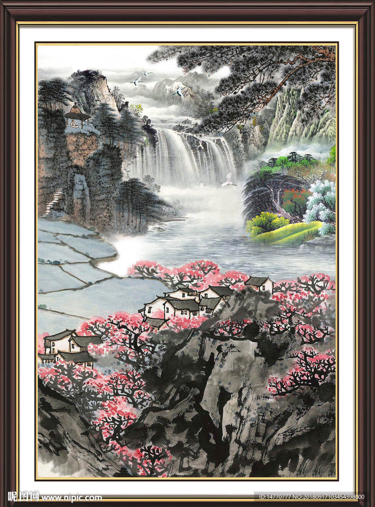 巨幅山水画