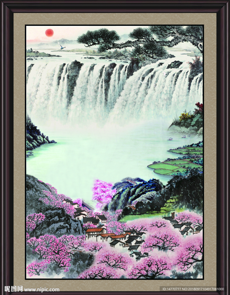 巨幅山水画
