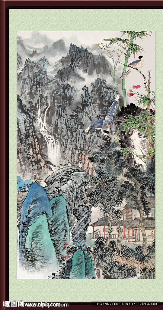 巨幅山水