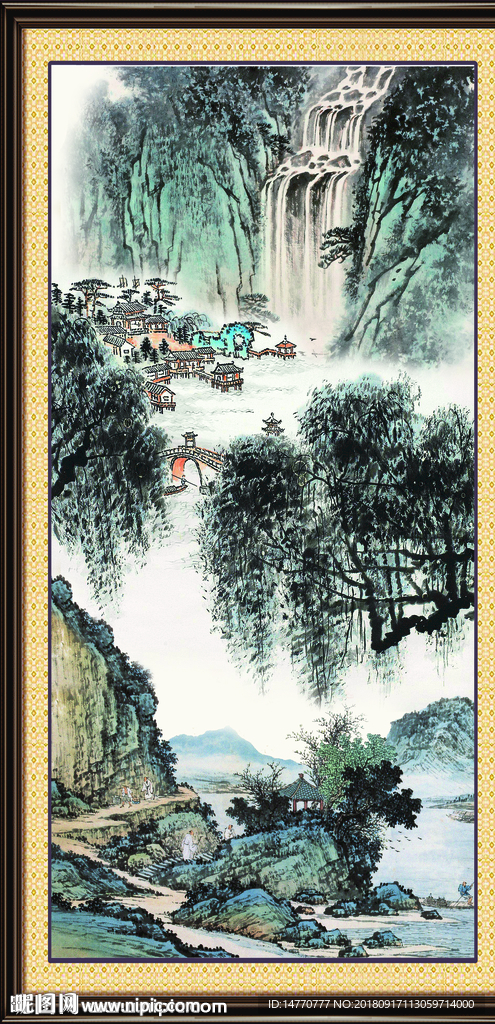 巨幅山水画