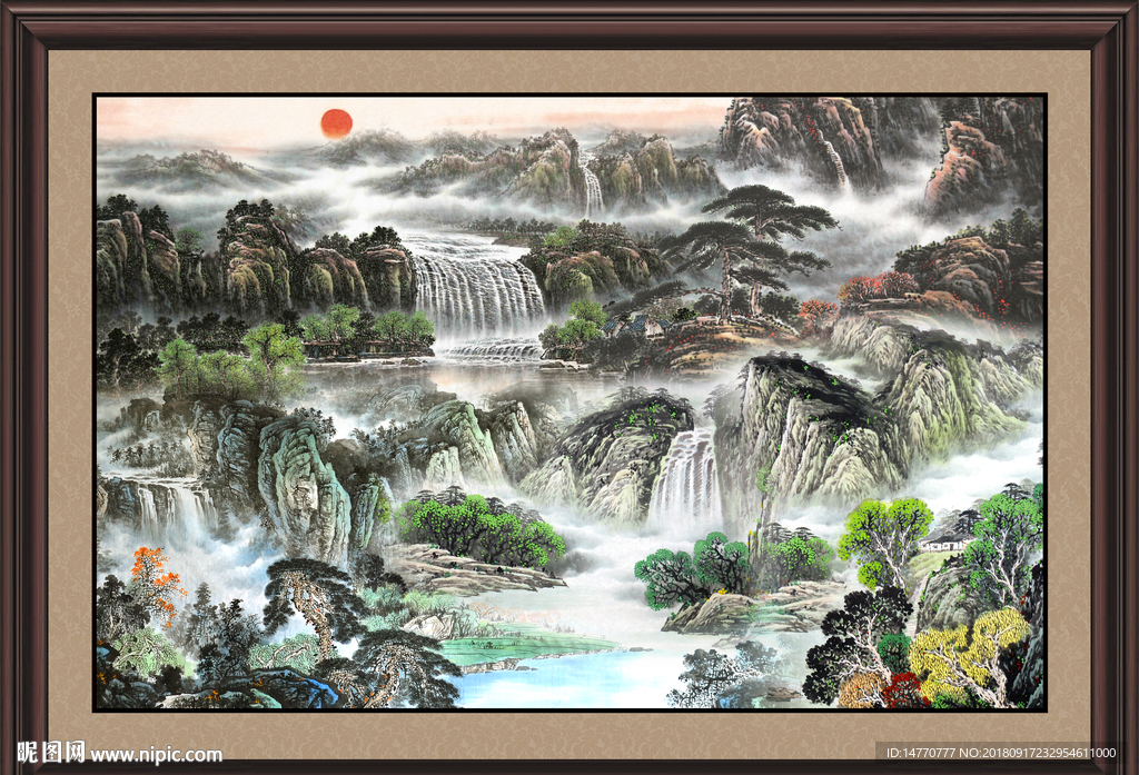 国画山水