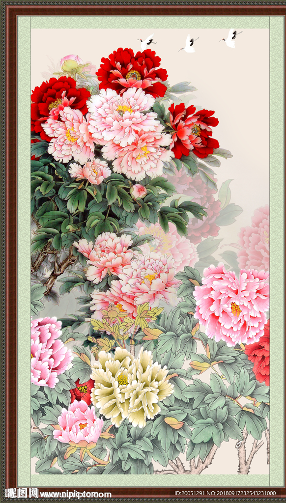国画牡丹