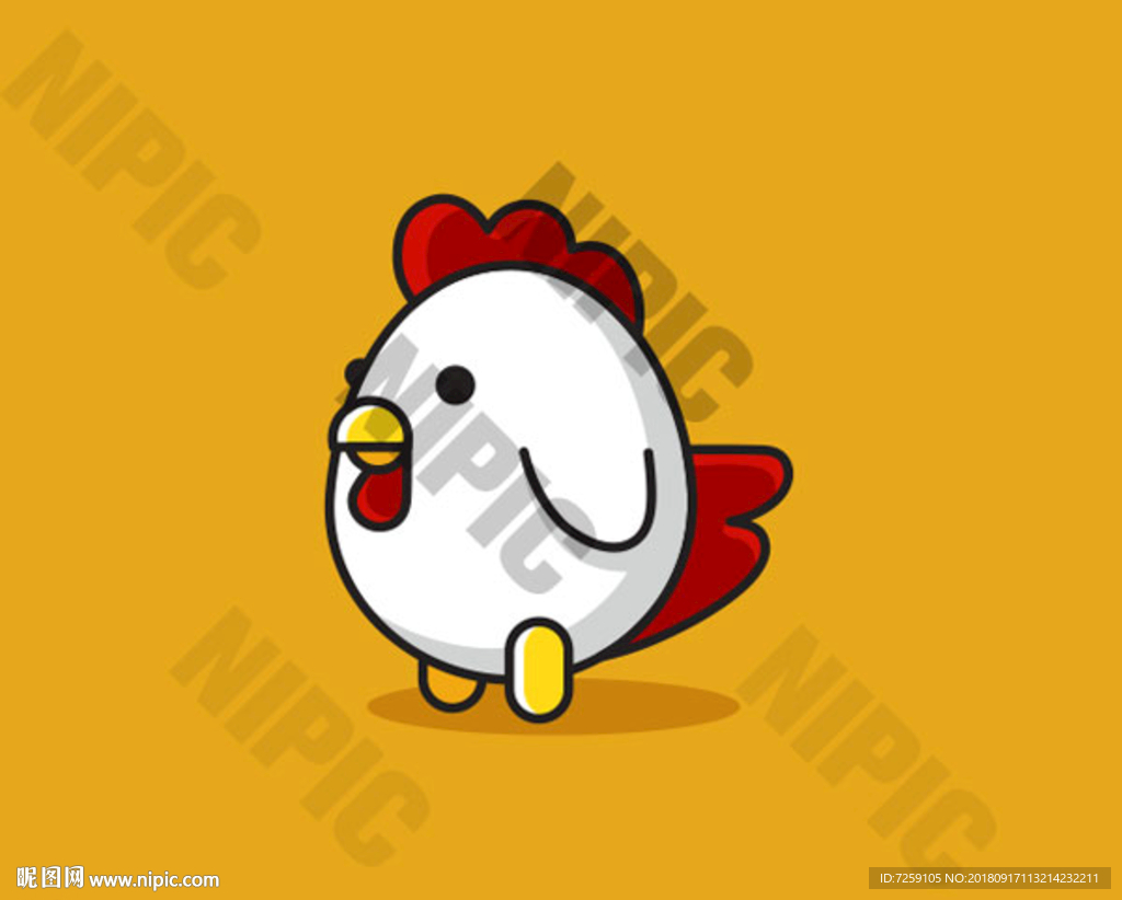 矢量卡通鸡设计图__卡通设计_广告设计_设计图库_昵图网nipic.com