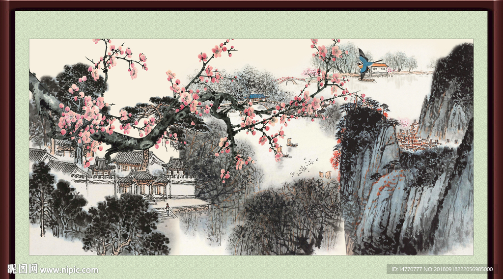 国画梅花