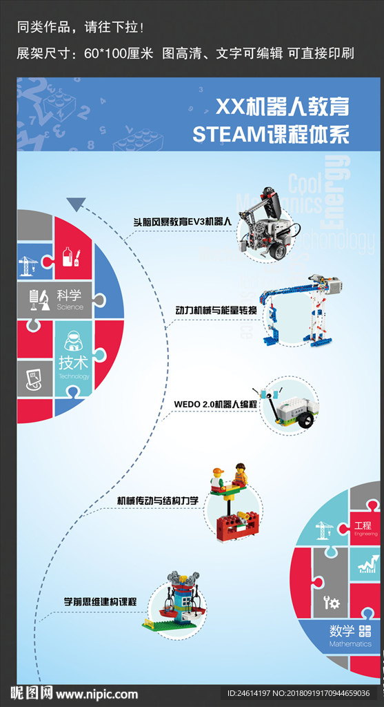 乐高机器教育STEAM课程体系