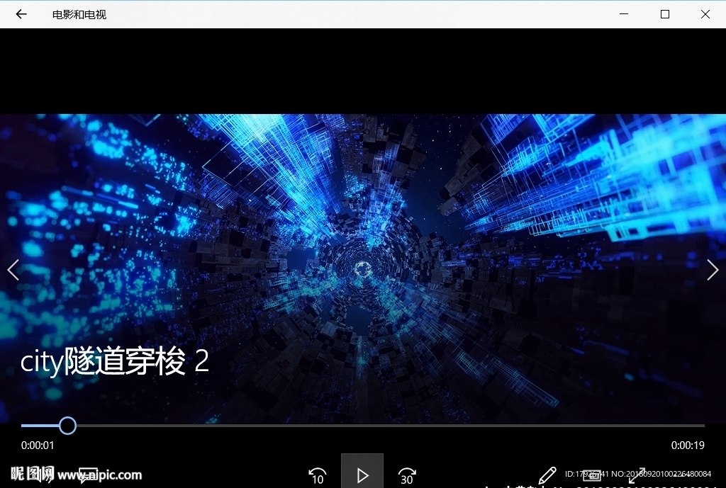 空间穿梭视频动态背景特效素材