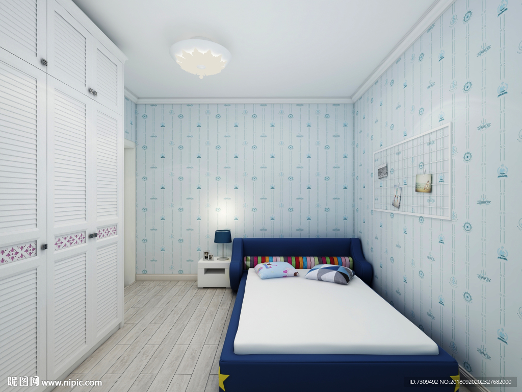 现代简约儿童房装修效果图
