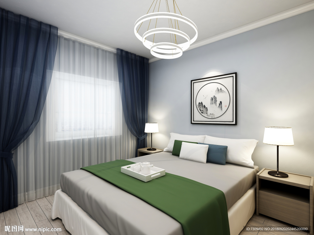 现代简约风格房间装修效果图