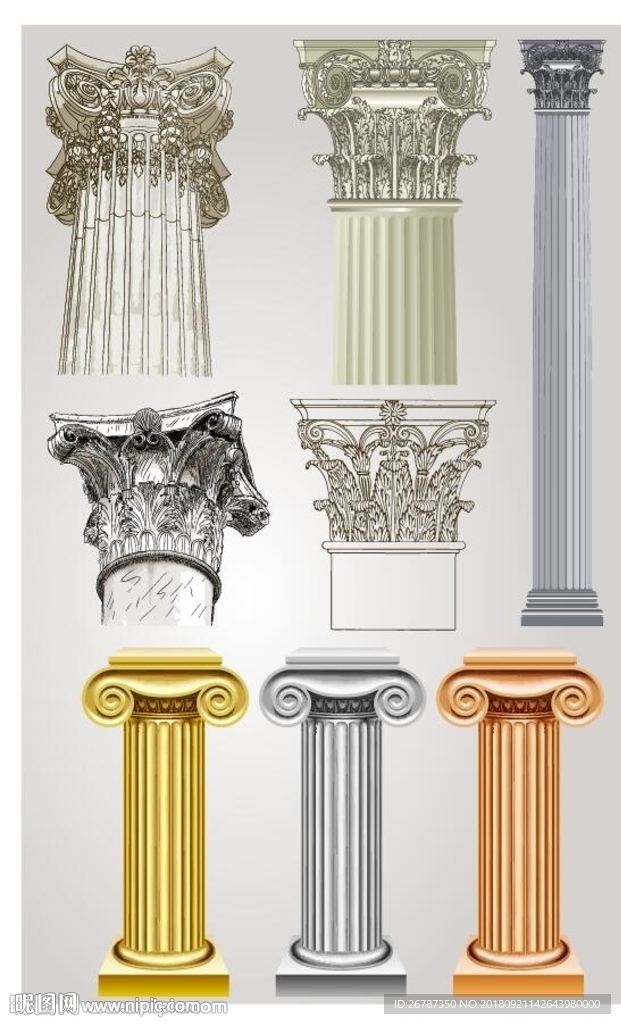 欧式立柱装饰造型