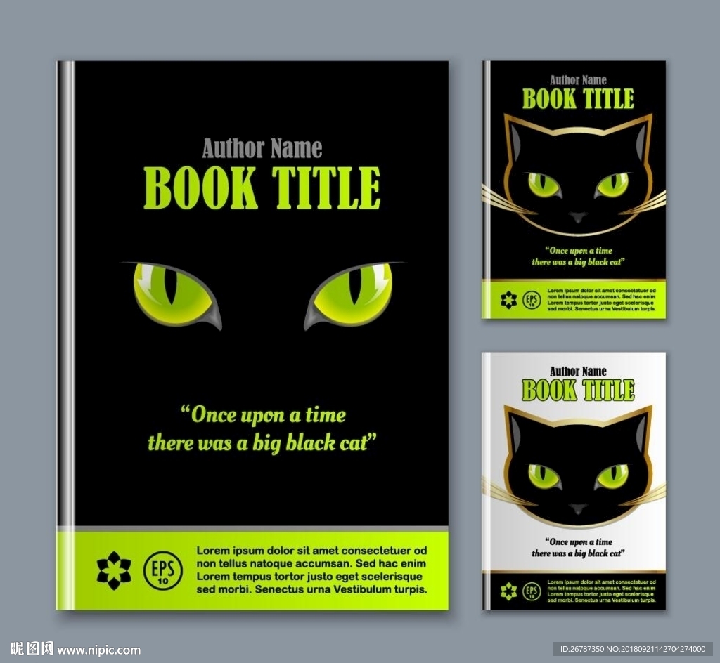 黑色风格书籍封面设计