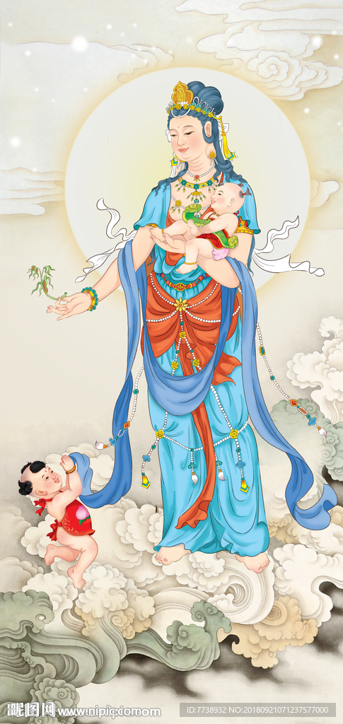 观音 送子