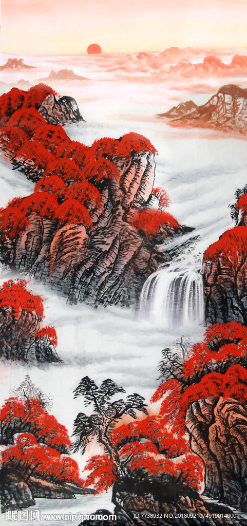 鸿运当头风水画