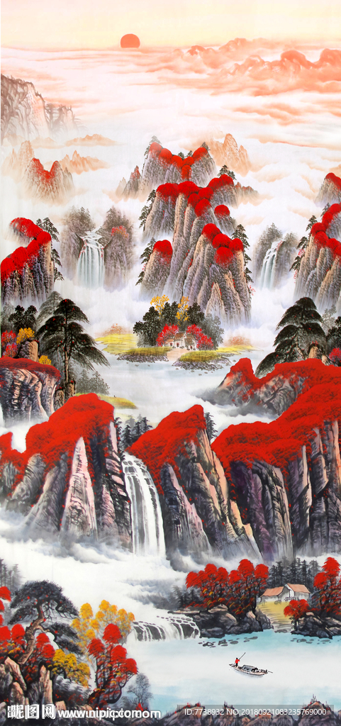 鸿运当头 风水画