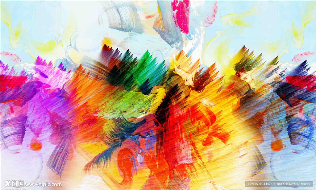抽象油画