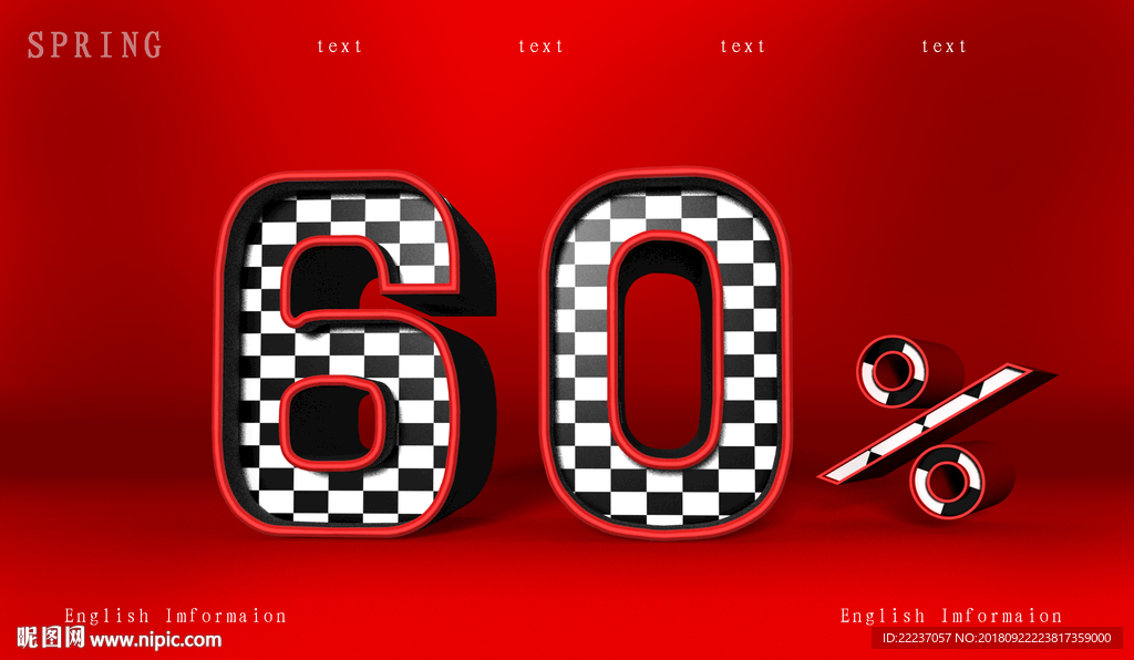 3D60%降价折扣活动