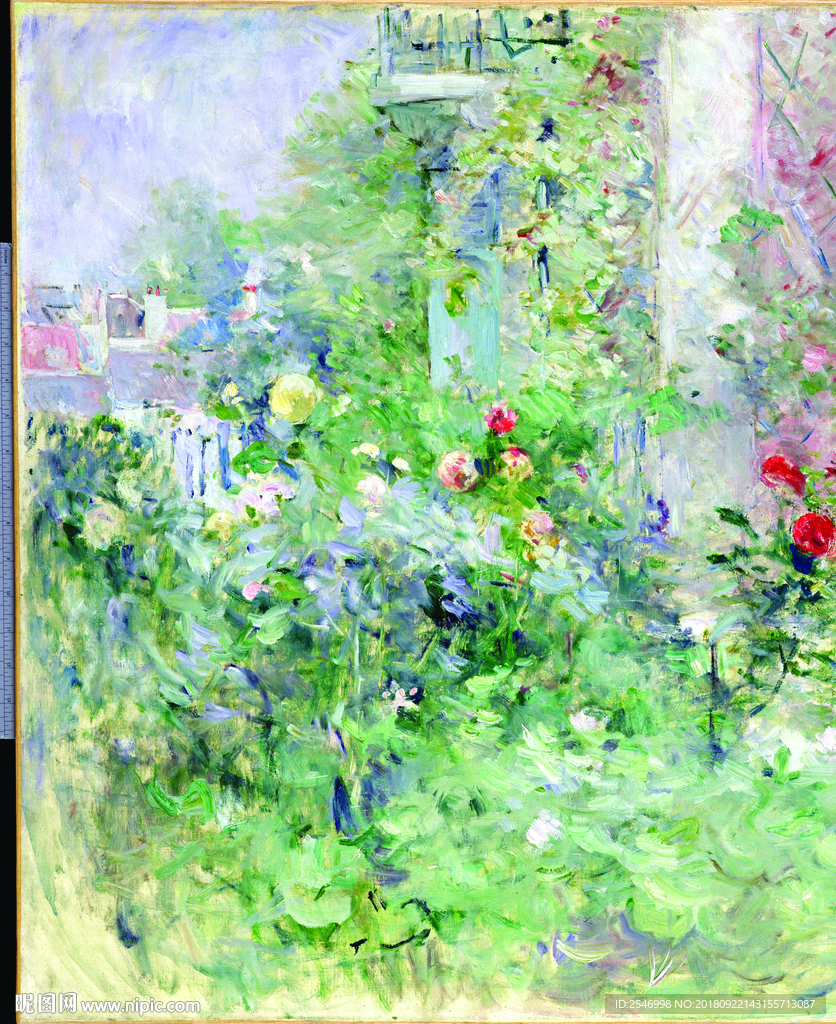 花 花丛 油画 花背景 花底纹