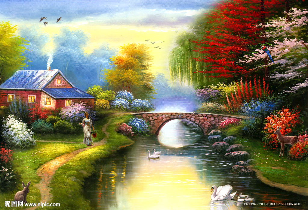 油画风景