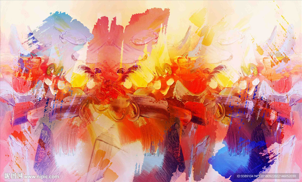 抽象油画