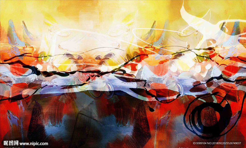 抽象油画