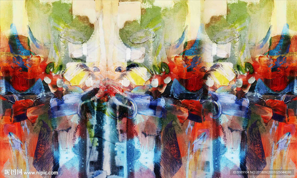 抽象油画