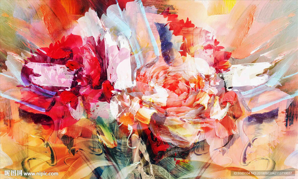 花卉油画