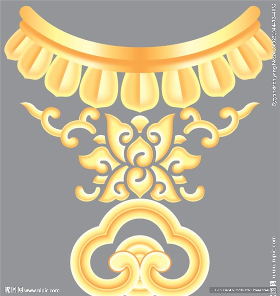 莲花花纹
