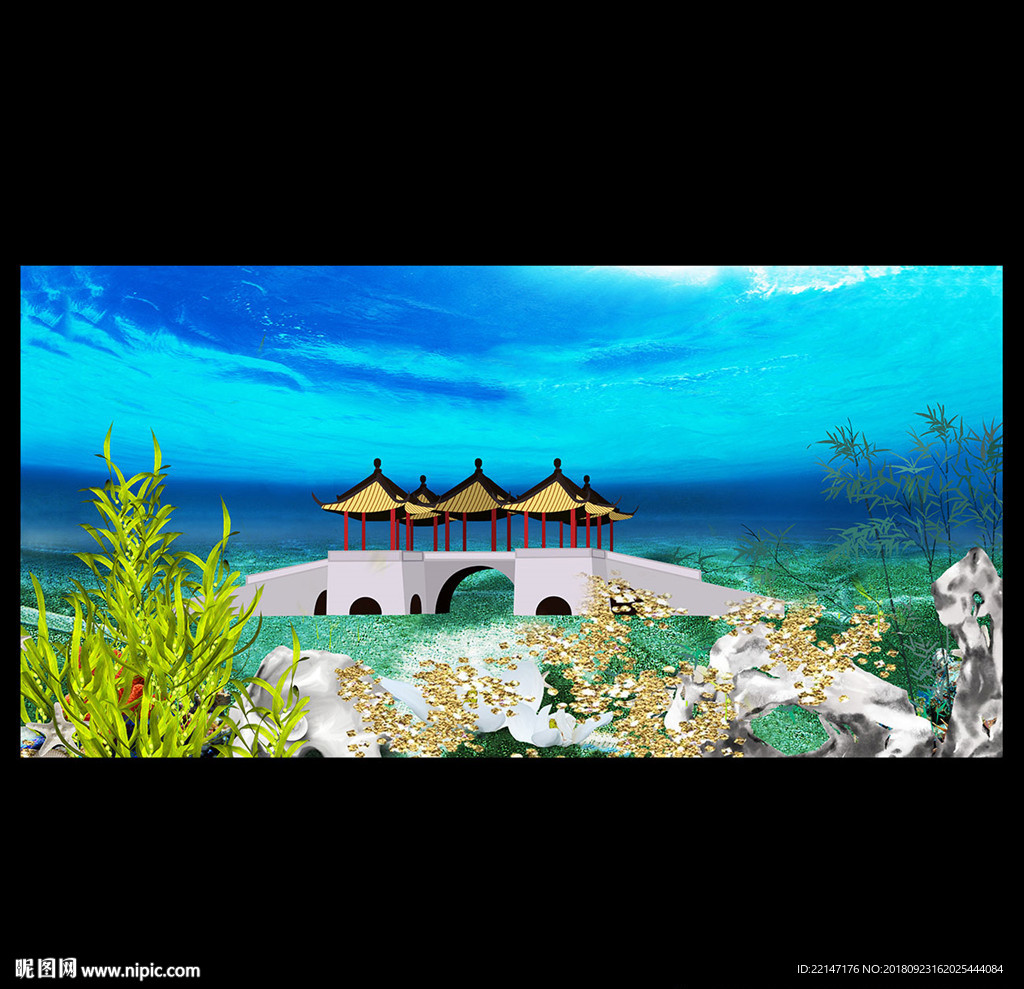 鱼缸背景