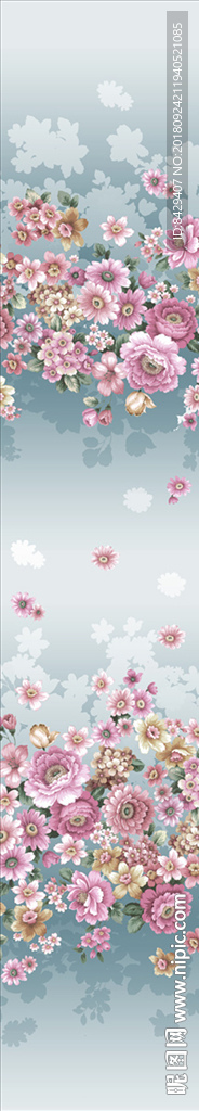 窗帘 台布花纹分层图片