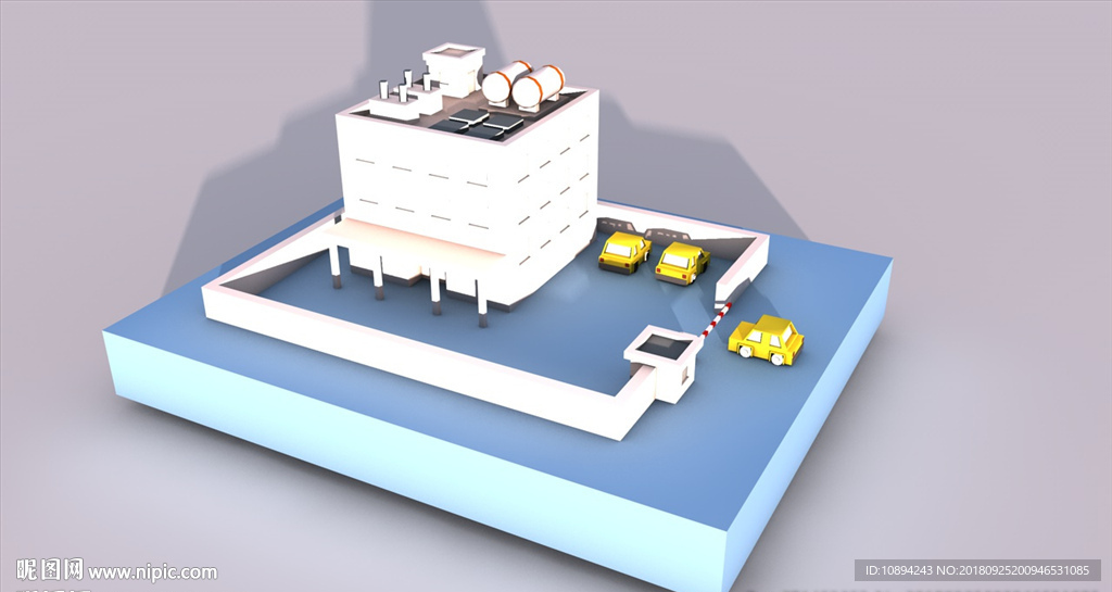 卡通场景 场景模型 C4D模型