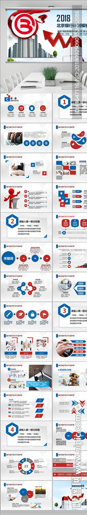 北京银行工作总结计划PPT