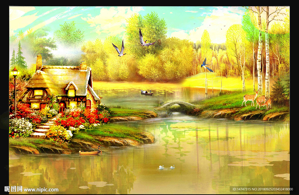 风景油画