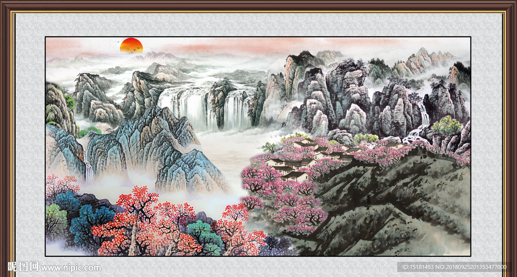 国画山水