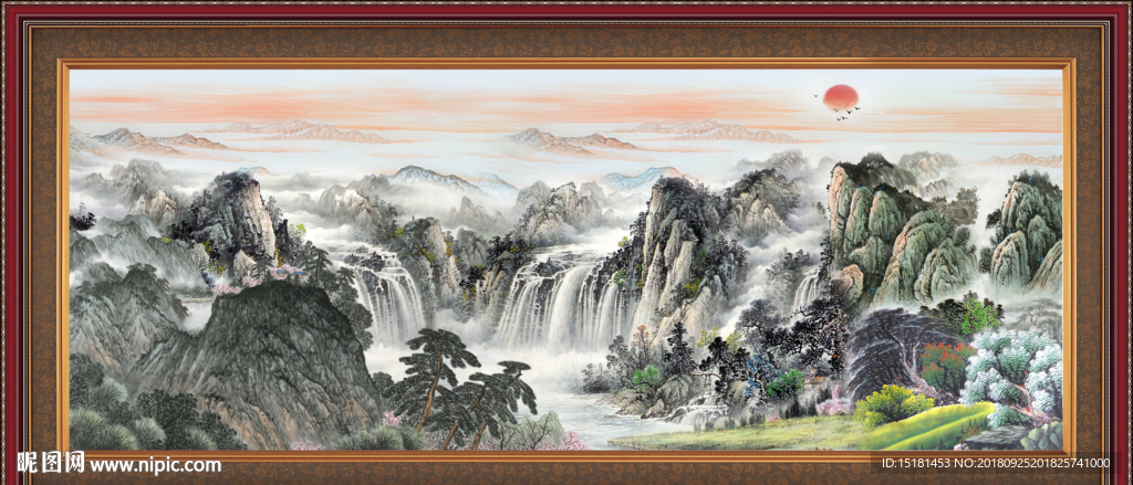 国画山水