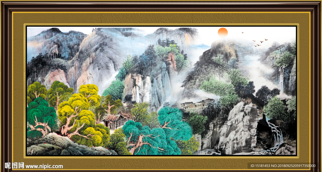 国画山水