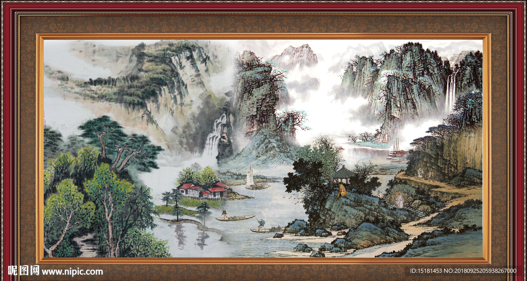 国画山水