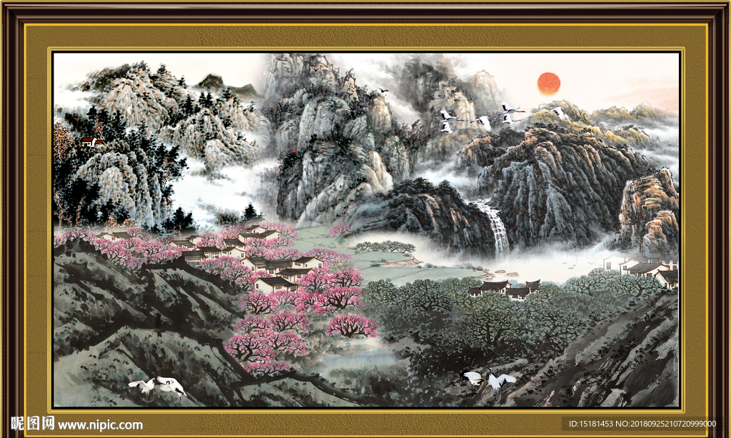 国画山水