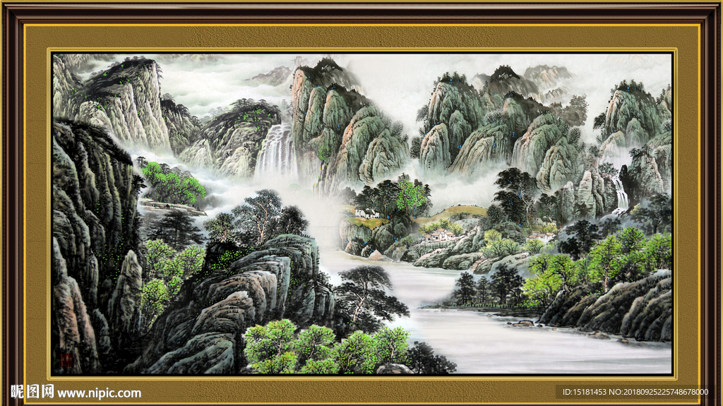国画山水
