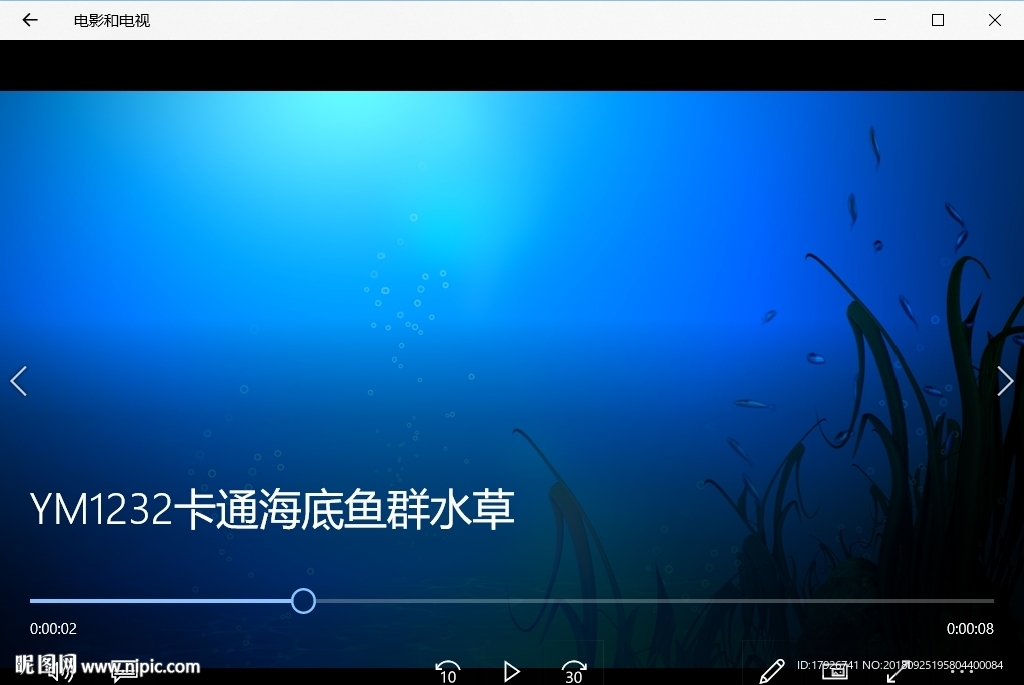 海底世界气泡珊瑚鱼