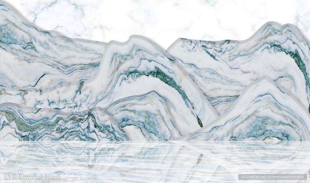 大理石纹电视背景墙