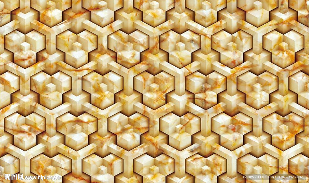 立体大理石花纹背景墙