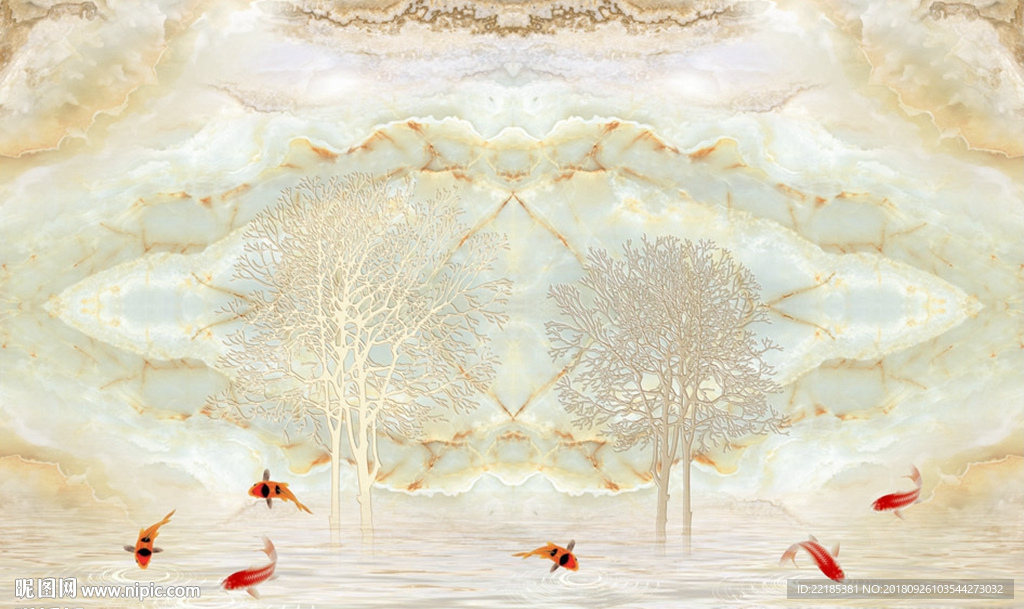 大理石纹背景墙