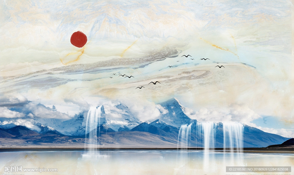 大理石纹背景墙