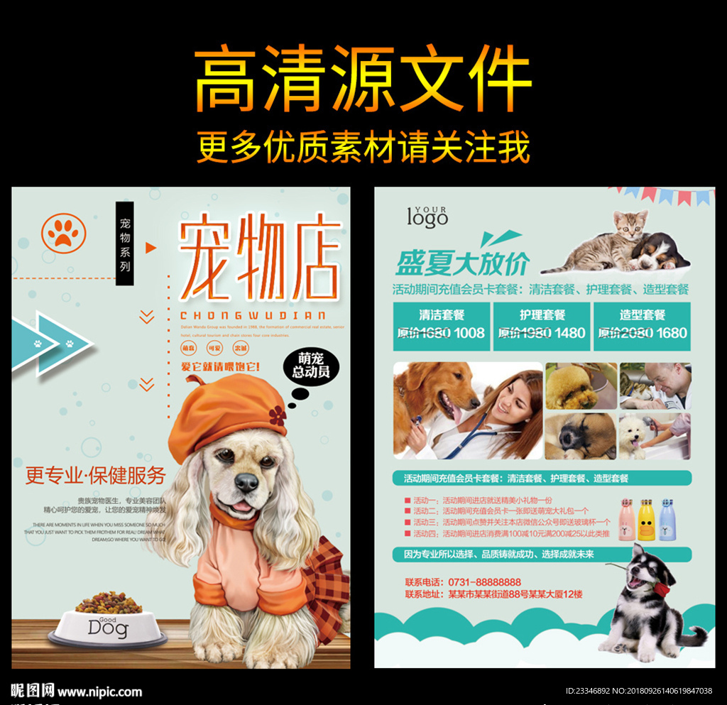 宠物宣传单