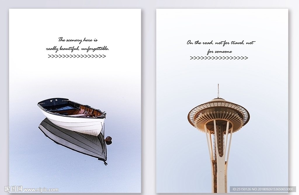 北欧风帆船海景灯塔装饰画