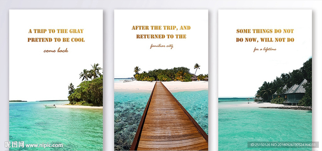 简约地中海风唯美海景装饰画